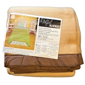 Mid-century modern blanket fits Twin or Full